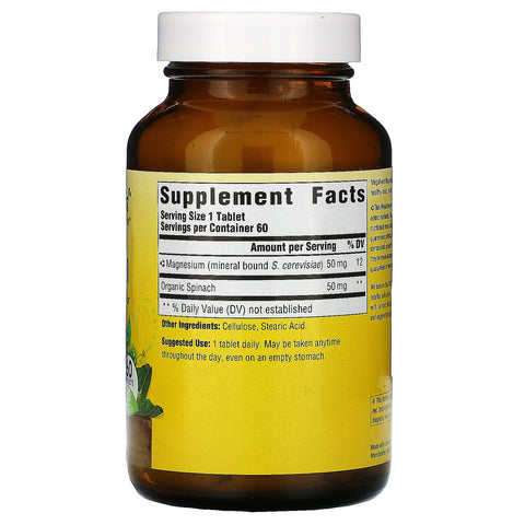 MegaFood, Magnesium, 60 tabletter