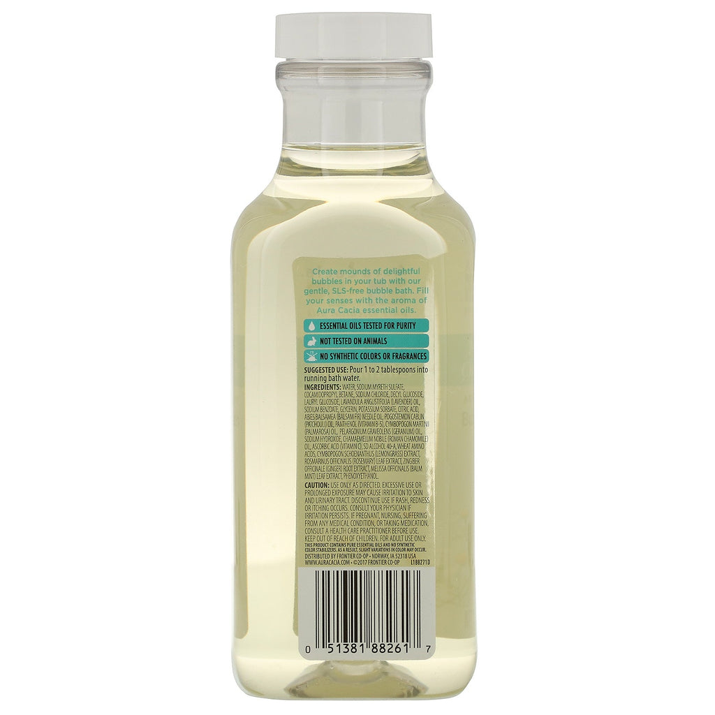 Aura Cacia, aromaterapi boblebad, rolig kamille, 13 fl oz (384 ml)