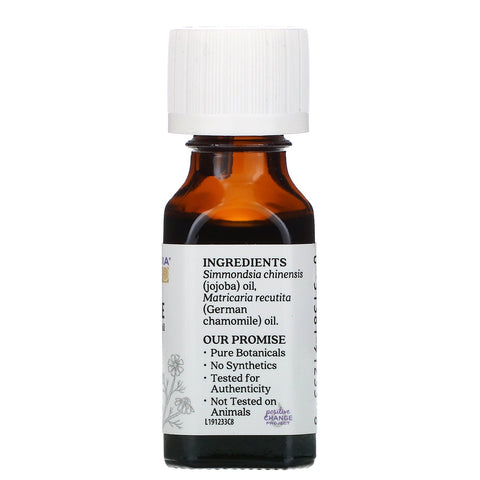 Aura Cacia, ren æterisk olie, tysk kamille, 0,5 fl oz (15 ml)