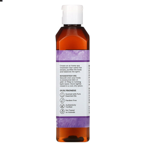 Aura Cacia, Aceite corporal de aromaterapia, lavanda, 8 fl oz (237 ml)