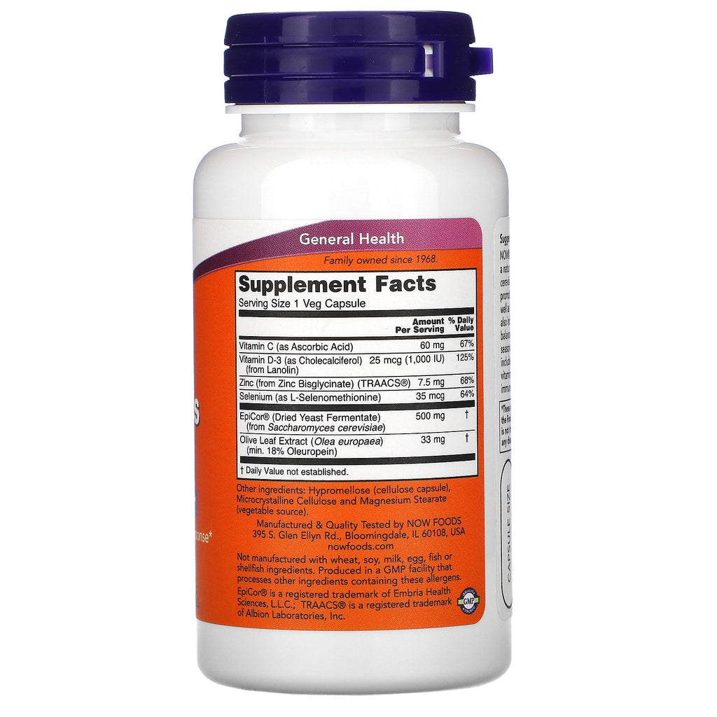 Now Foods, EpiCor Plus Immunity, 60 Veg Capsules