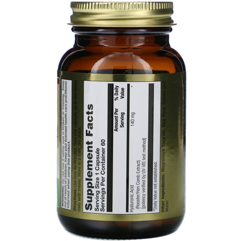 LifeTime Vitamins, Ácido hialurónico natural, 140 mg, 60 cápsulas