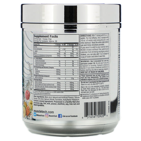 Muscletech, Amino Build Next Gen, White Raspberry, 9.98 oz (283 g)