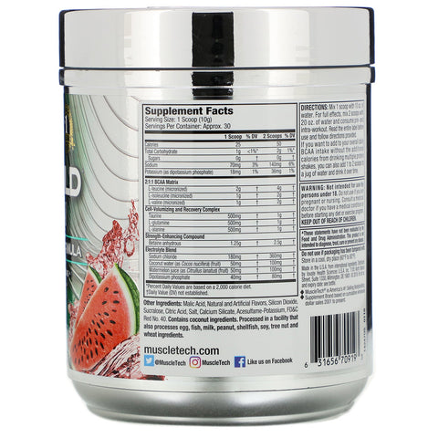 Muscletech, Amino Build Next Gen, Watermelon, 9.91 oz (281 g)