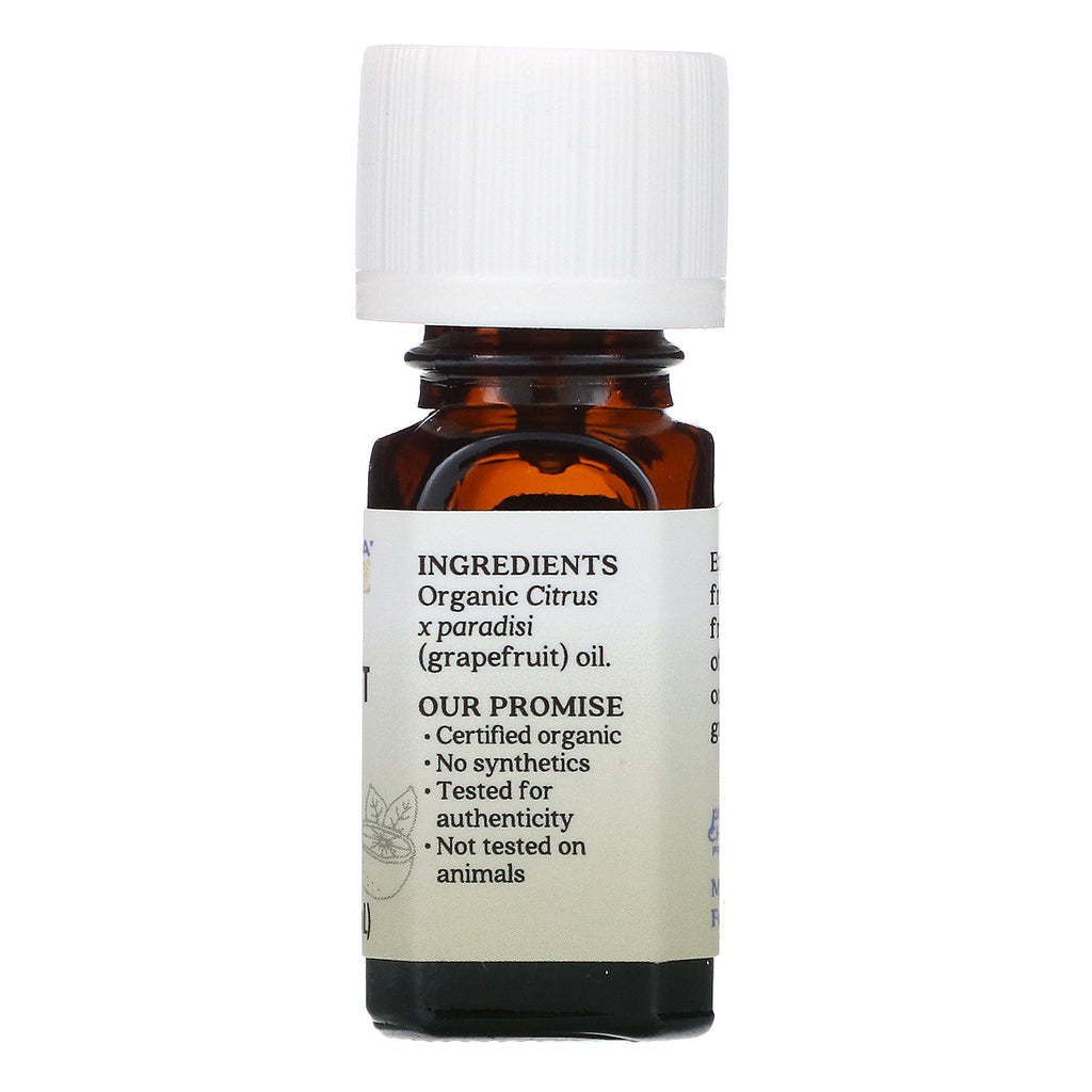 Aura Cacia, ren æterisk olie, grapefrugt, 0,25 fl oz (7,4 ml)