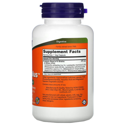 Now Foods, Gr8-Dophilus, 120 vegetabilske kapsler