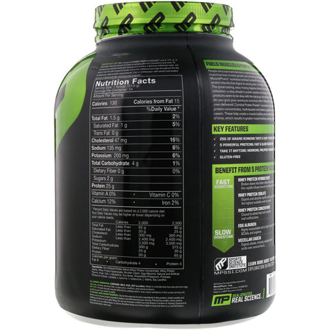 MusclePharm, Combat Protein Powder, Banana Cream, 4 lbs (1814 g)