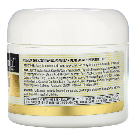 Mason Natural, Crema para la piel con aceite de coco + crema para la piel premium con colágeno, paquete de 2, 57 g (2 oz) cada uno