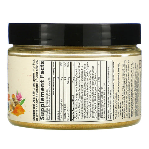 Garden of Life, MyKind s, potenciador de cúrcuma fermentada, respuesta inflamatoria, 4,76 oz (135 g)