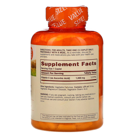 Sundown Naturals, Vitamin C, 1,000 mg, 300 Caplets