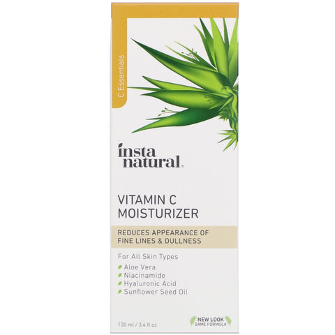 InstaNatural, Humectante con vitamina C, 3,4 oz (100 ml)