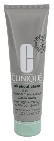 Clinique All About Clean 2-In-1 Charcoal Mask + Scrub 100 ml
