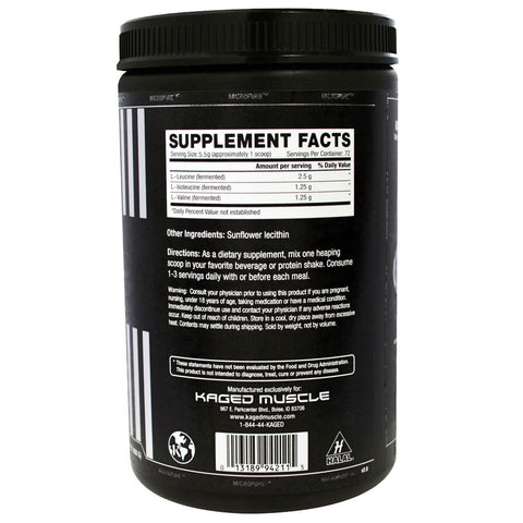 Kaged Muscle, BCAA 2:1:1, Utilsat, 14,1 oz (400 g)