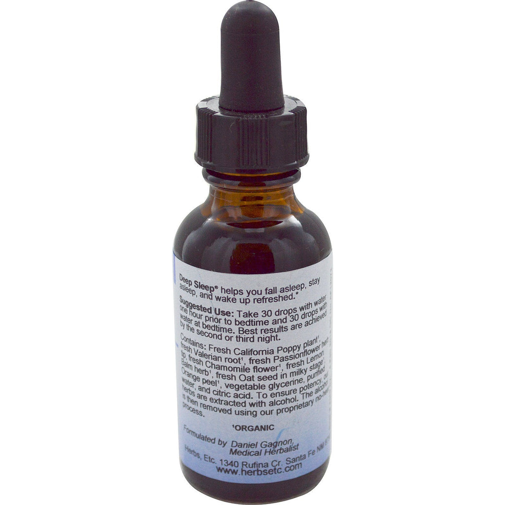 Herbs Etc., Deep Sleep, Alcohol Free, 1 fl oz (29.5 ml)