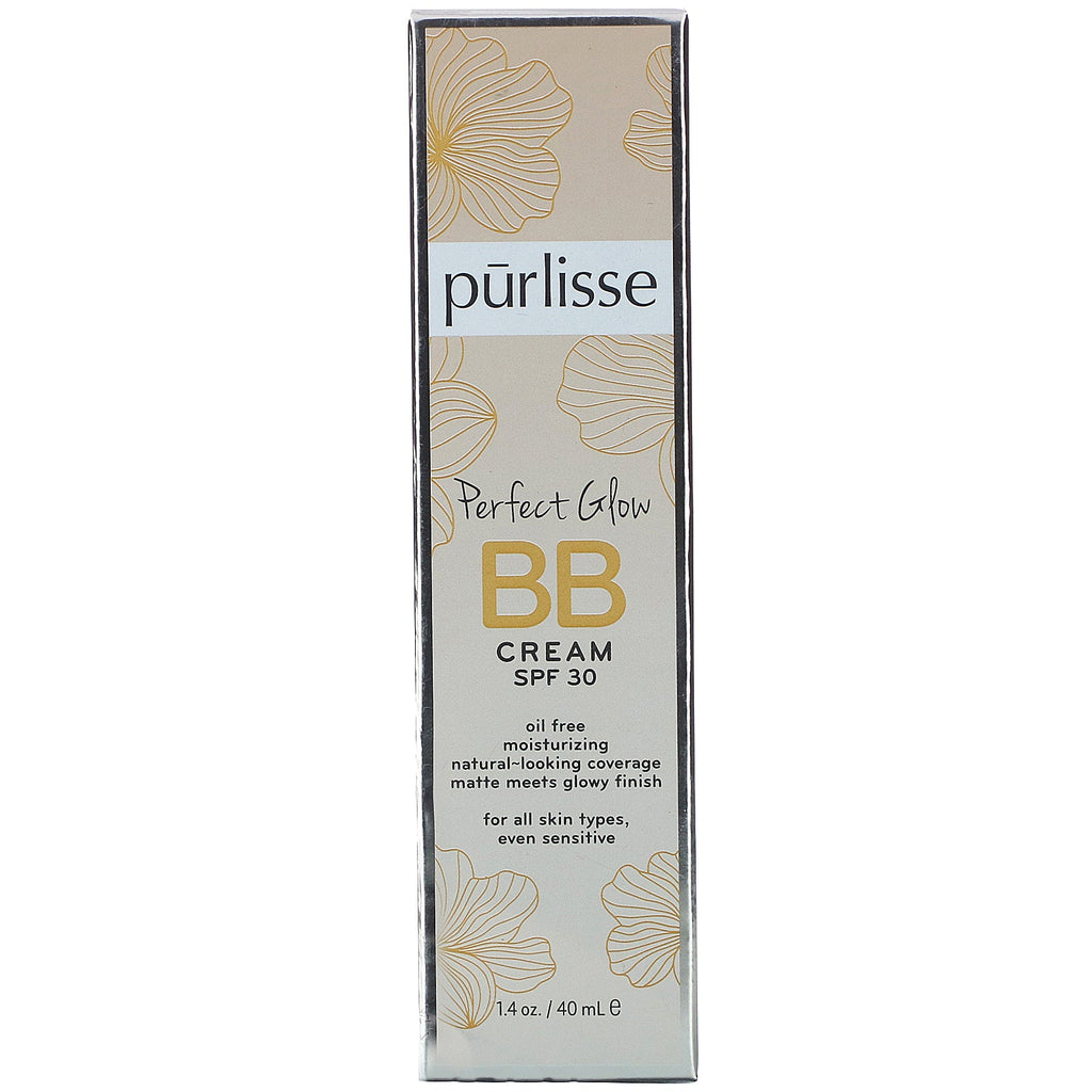 Purlisse, Perfect Glow, BB Cream, SPF 30, Light, 1,4 fl oz (40 ml)