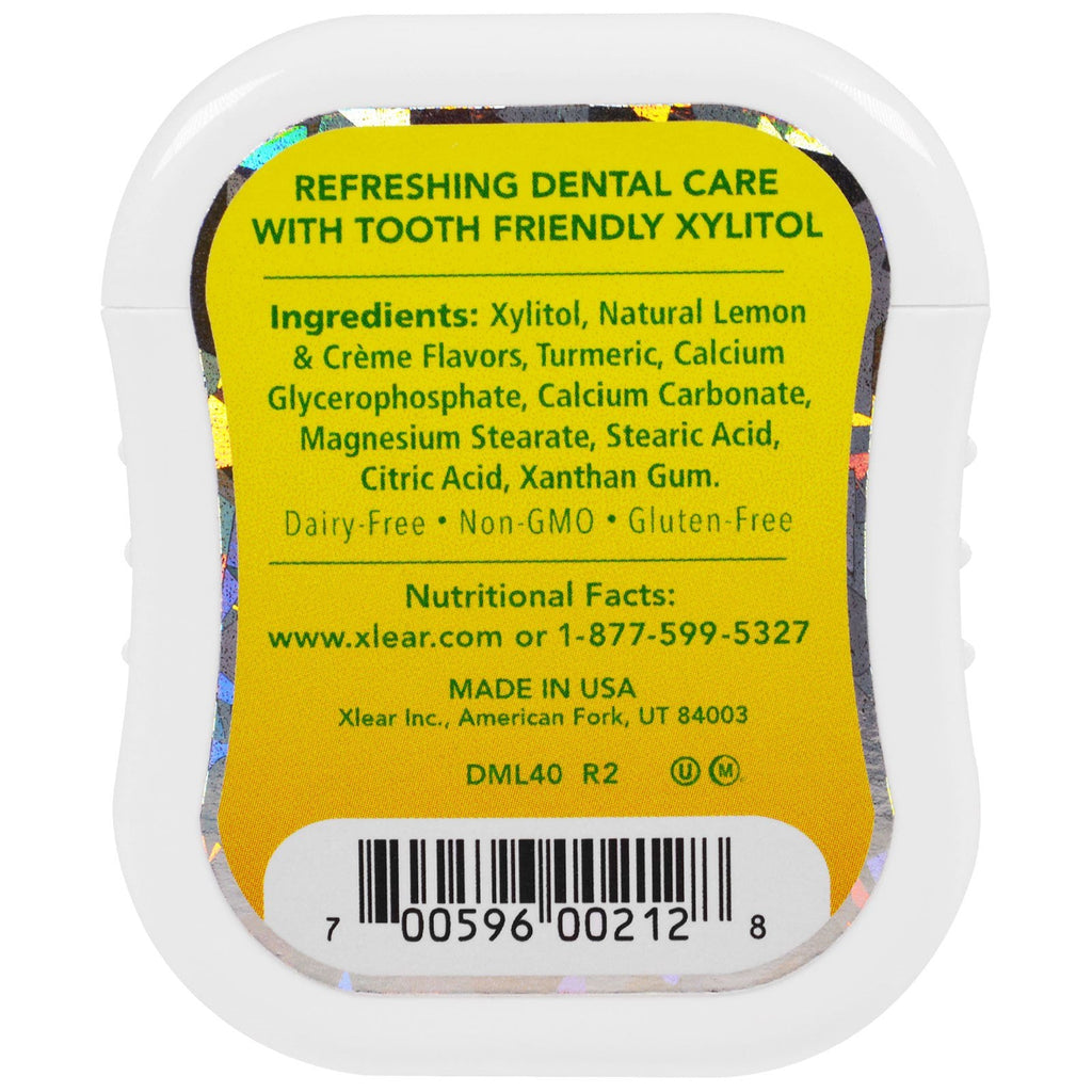 Xlear, Spry Gems, Mints, Lemon Creme, 40 Count, 25 g