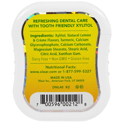 Xlear, Spry Gems, Mints, Lemon Creme, 40 Count, 25 g