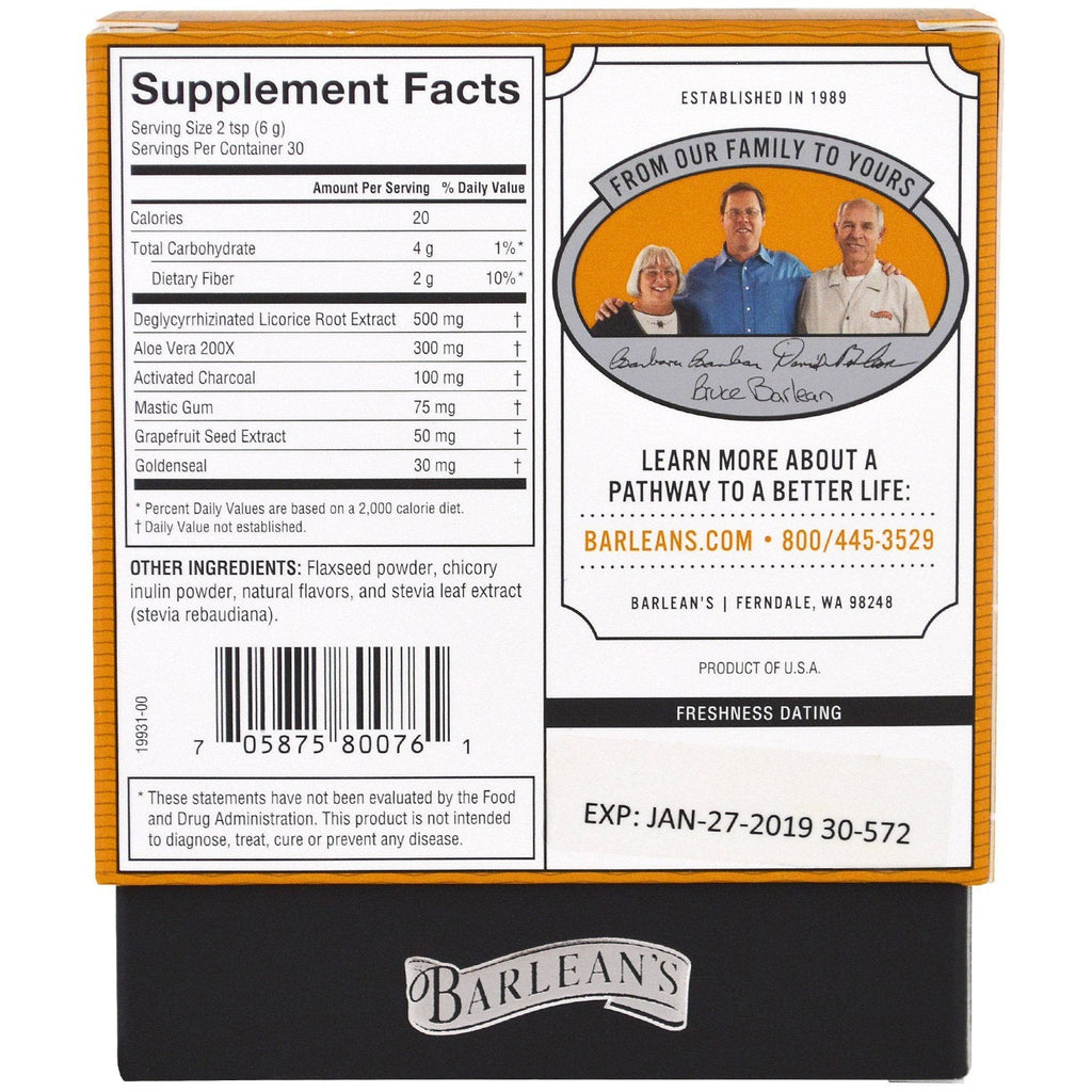 Barlean's, Mavereparation, Vanilla Chai, 6,35 oz (180 g)