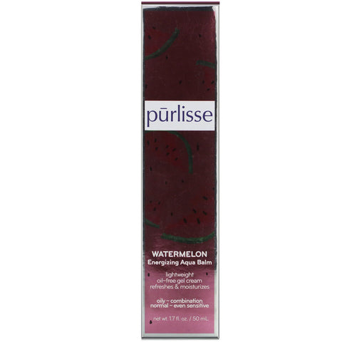 Purlisse, Watermelon, Energizing Aqua Balm, 1.7 fl oz (50 ml)