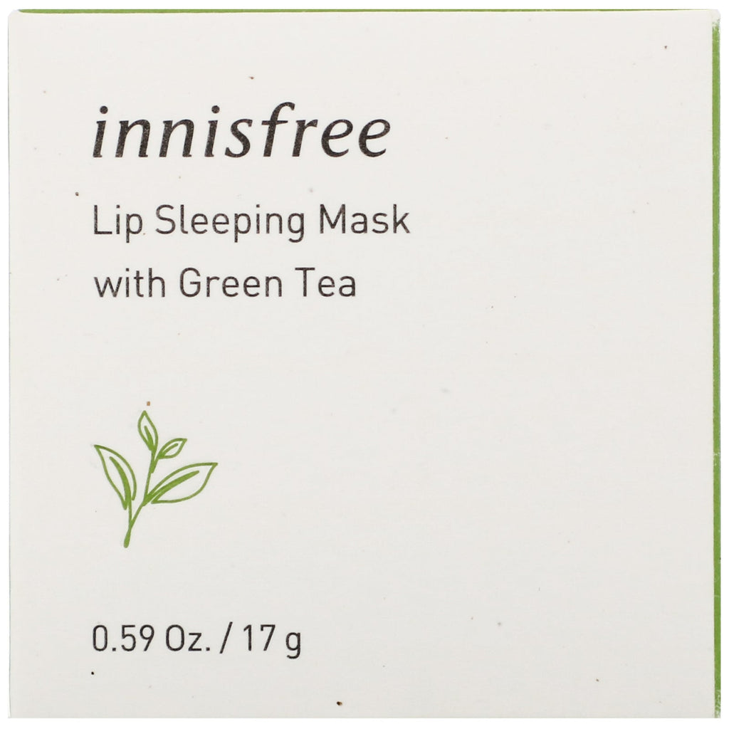 Innisfree, læbesovemaske med grøn te, 0,59 oz (17 g)