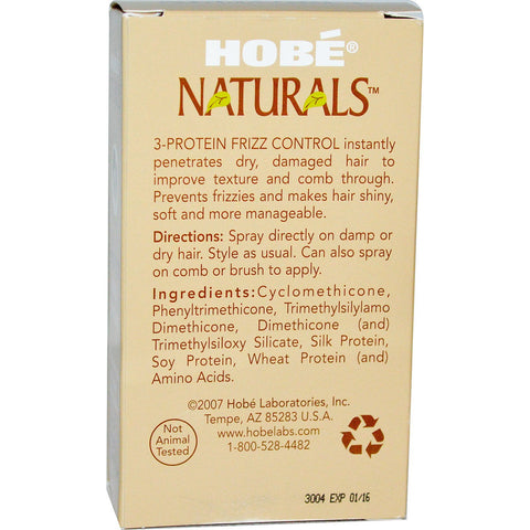 Hobe Labs, 3-Protein Frizz Control, 2 fl oz (59 ml)