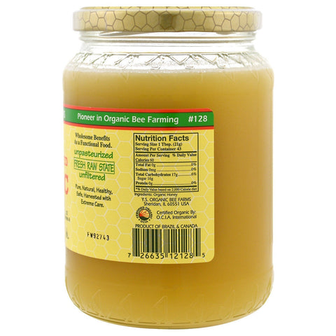 Y.S. Eco Bee Farms, 100% Certified  Raw Honey, 2.0 lbs (907 g)