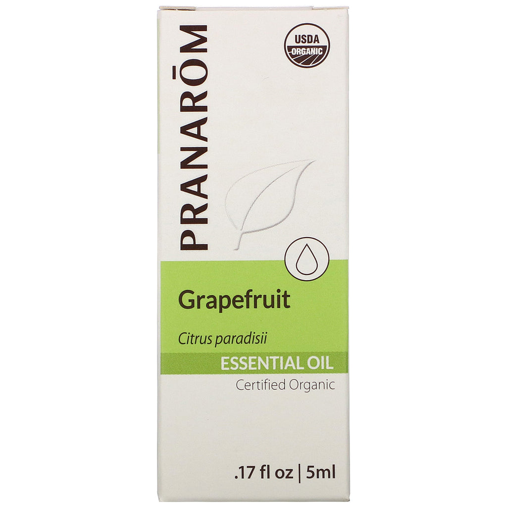 Pranarom, æterisk olie, grapefrugt, 0,17 fl oz (5 ml)