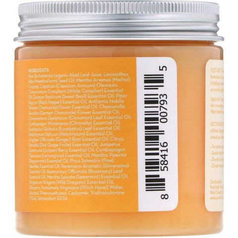 Pure Body Naturals, varm creme med maksimal styrke, 8,8 fl oz (250 g)