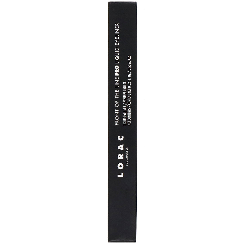 Lorac, Front of the Line, Pro Liquid Eyeliner, Dark Brown, 0.02 fl oz (0.55 ml)