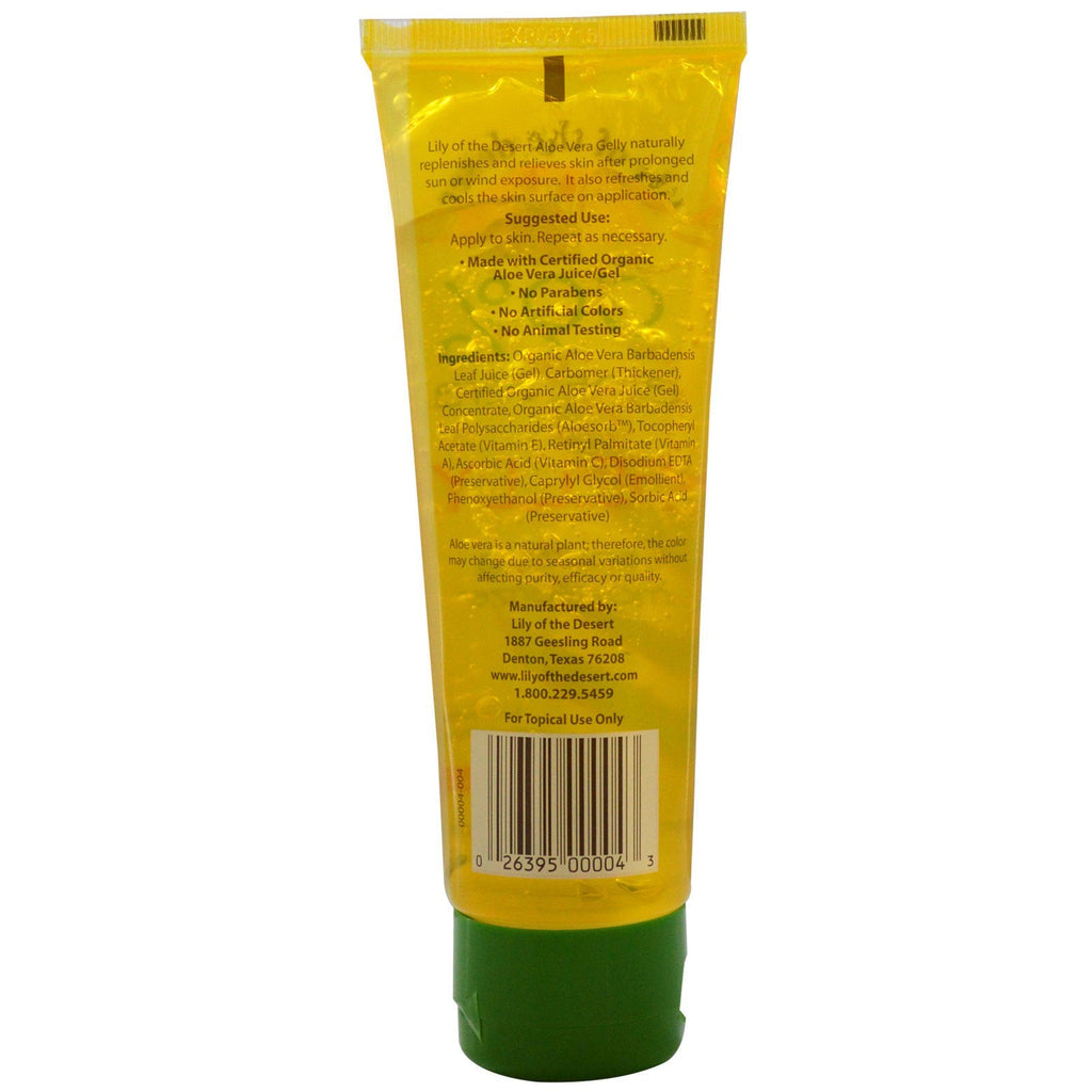 Lily of the Desert, 99% Aloe Vera Gelly, 4 oz (114 g)