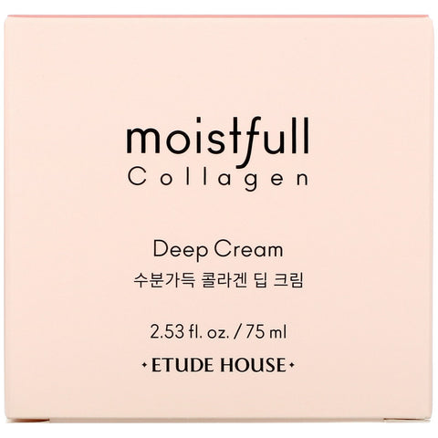 Etude House, Moistful Collagen, Deep Cream, 2,53 fl oz (75 ml)