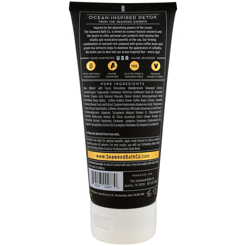 The Seaweed Bath Co., Crema desintoxicante reafirmante, refrescante, naranja, eucalipto y cedro, 6 fl oz (177 ml)