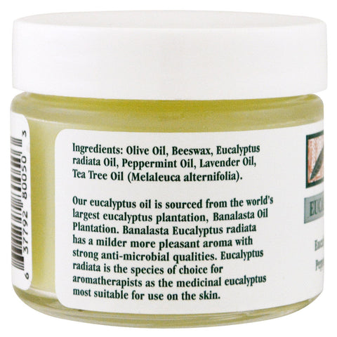 Tea Tree Therapy, masaje para el pecho con eucalipto, 2 oz (57 g)