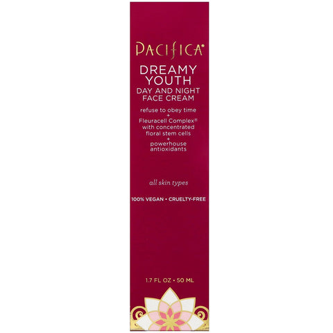 Pacifica, Dreamy Youth, crema facial de día y noche, todo tipo de piel, 50 ml (1,7 oz. líq.)