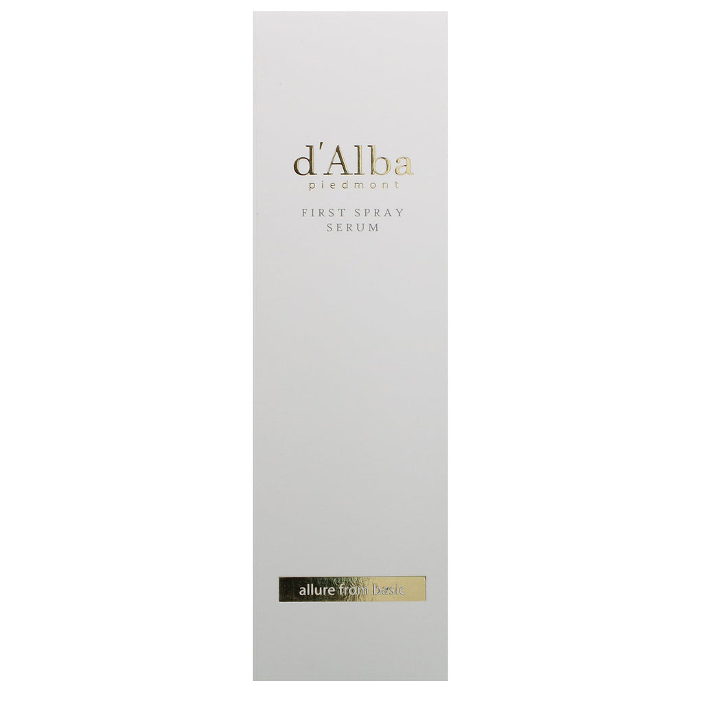 d'Alba, hvid trøffel, første sprayserum, 3,38 oz (100 ml)