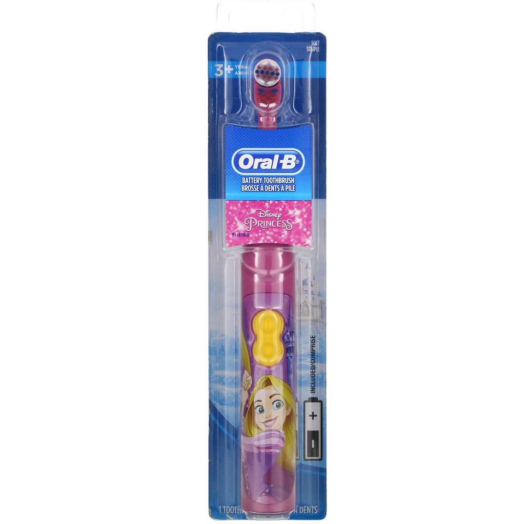 Oral-B, børn, batteritandbørste, blød, Disney Princess, 1 tandbørste