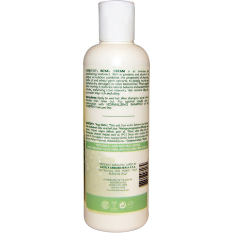 Herbatint, Acondicionador en crema Royal, aloe vera, aceite de jojoba, trigo, 8,79 fl oz (260 ml)