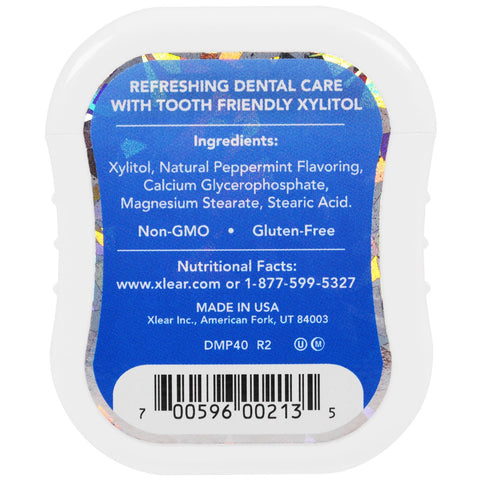 Xlear, Spry Gems, Mints, Peppermint, 40 Count, 25 g