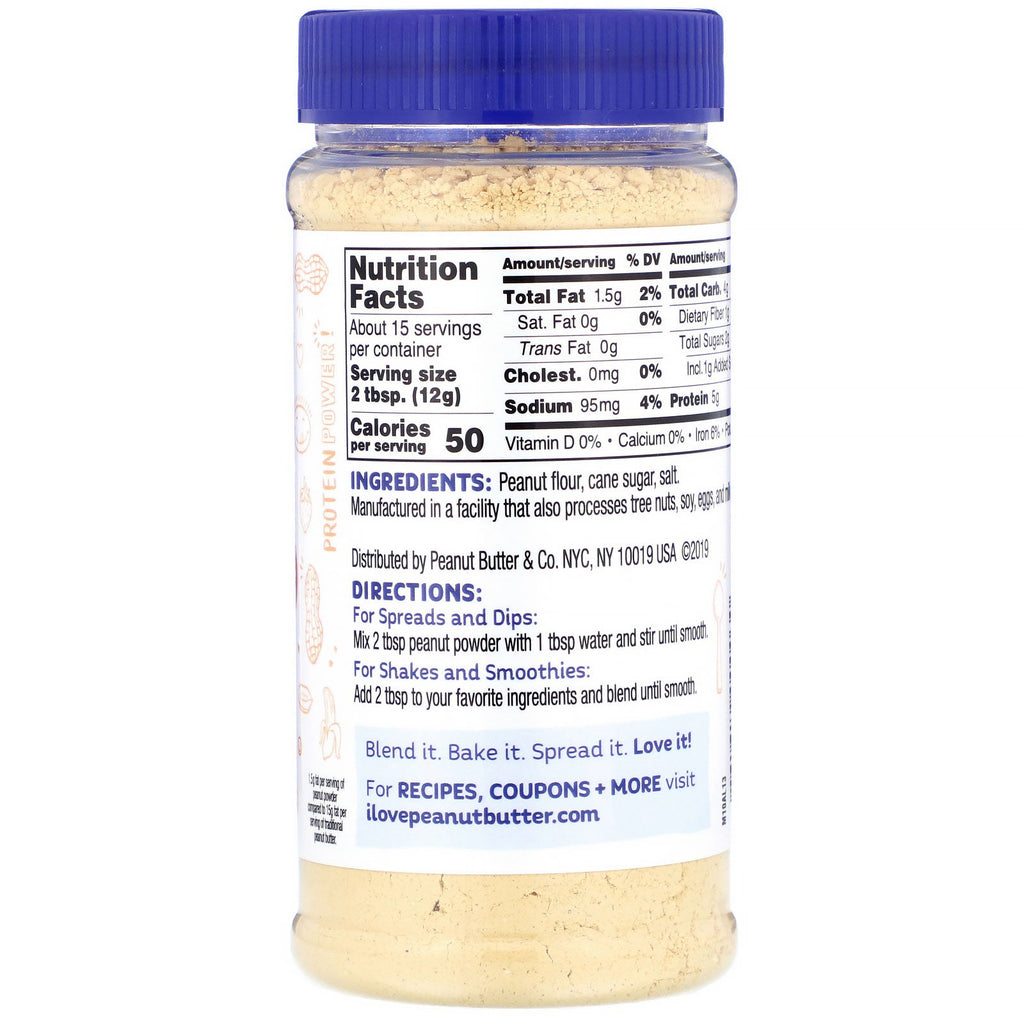 Peanut Butter & Co., Peanut Powder, Original, 6.5 oz (184 g)