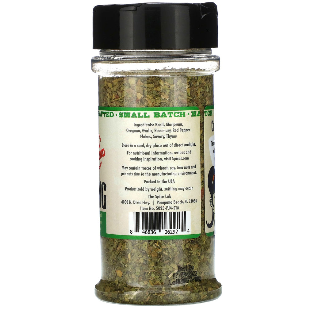 The Spice Lab, Italian Seasoning, Salt Free, 1.5 oz (42 g)