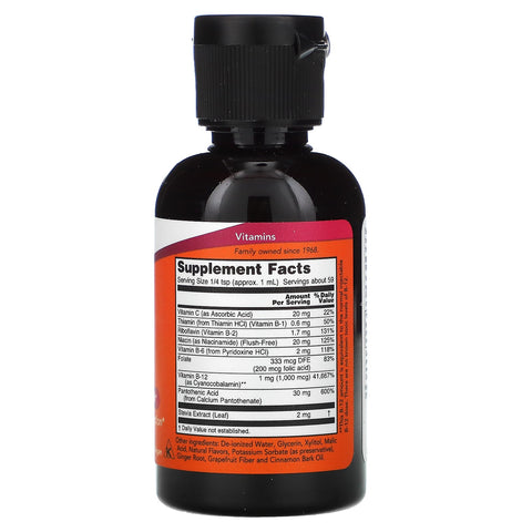 Now Foods, Liquid B-12, B-Complex, 2 fl oz (59 ml)