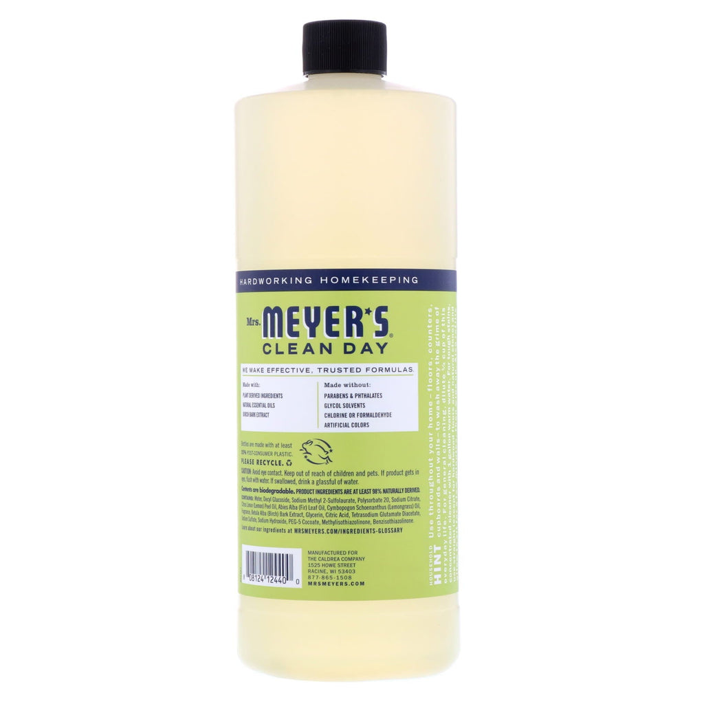 Mrs. Meyers Clean Day, concentrado multisuperficie, aroma a hierbaluisa, 32 fl oz (946 ml)