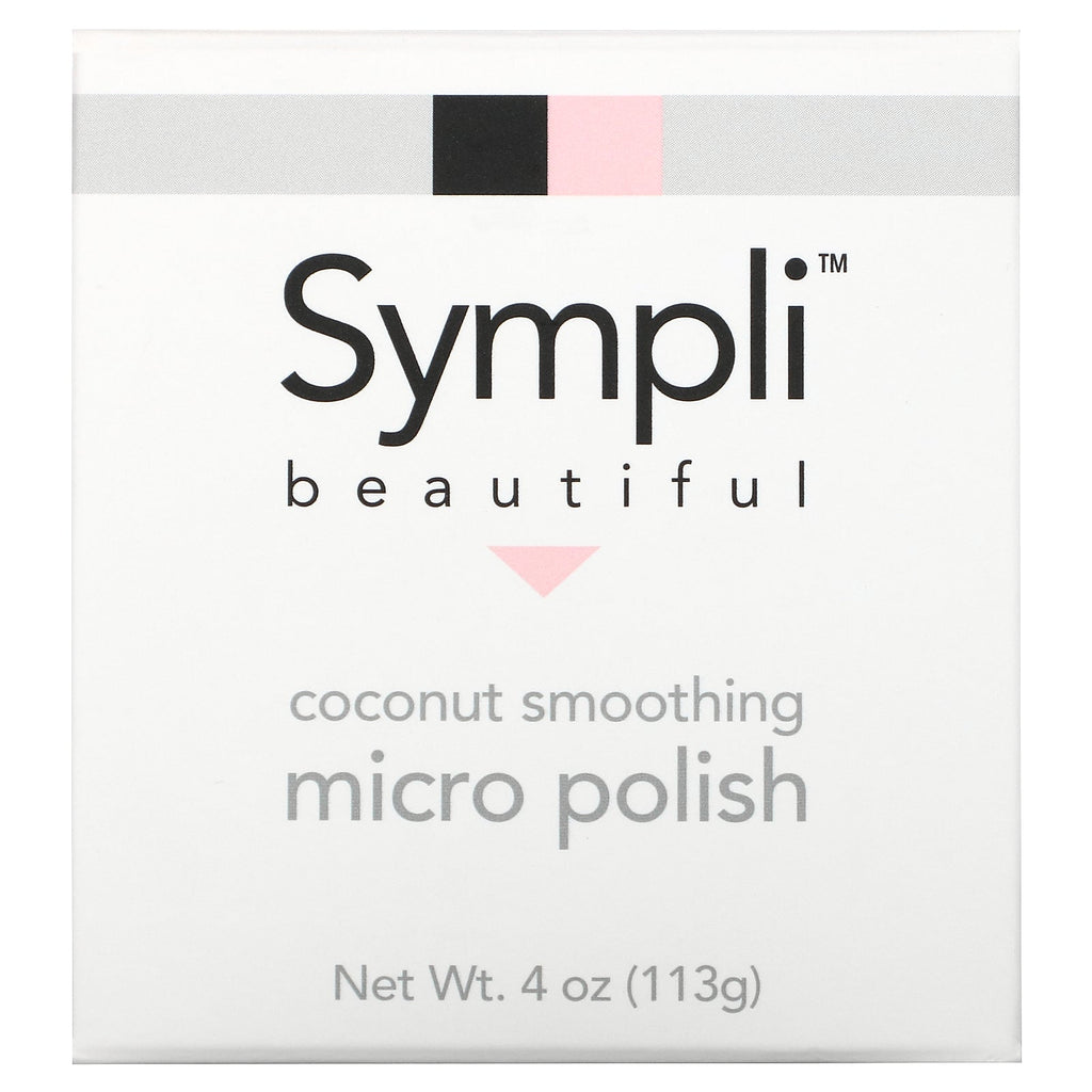 Sympli Beautiful, Microesmalte suavizante de coco, 4 oz (113 g)