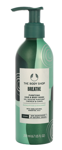 The Body Shop Breathe Gel de Baño Purificante Cabello y Cuerpo 200 ml
