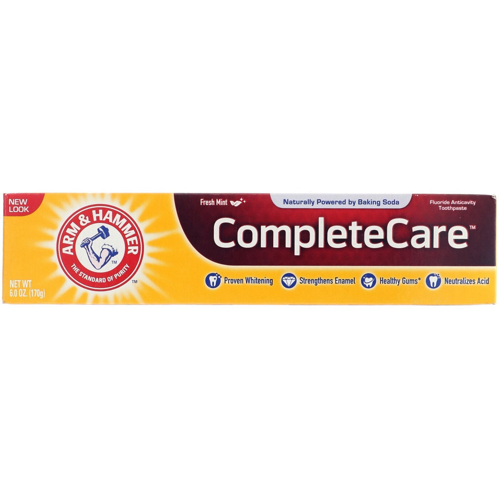 Arm &amp; Hammer, CompleteCare tandpasta, frisk mynte, 6,0 oz (170 g)