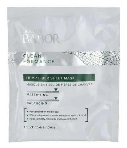 Babor Clean Formance Hemp Fiber Sheet Mask 1 piece