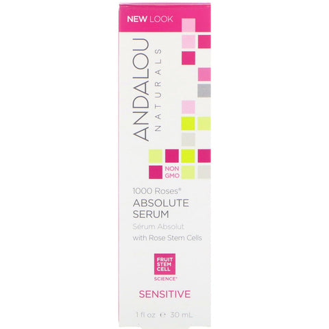 Andalou Naturals, 1000 Roses Absolute Serum, Sensitive, 1 fl oz (30 ml)