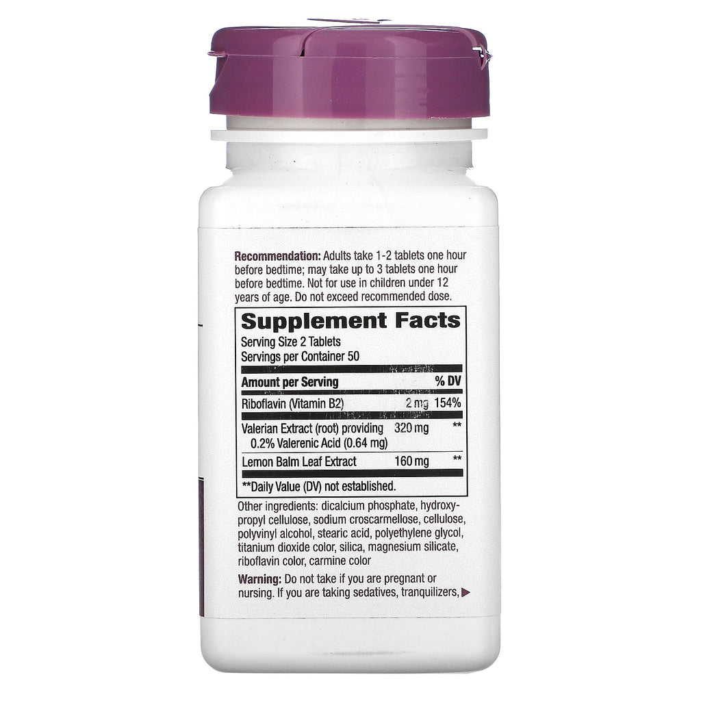 Nature's Way, Valerian Nighttime, 100 Tablets