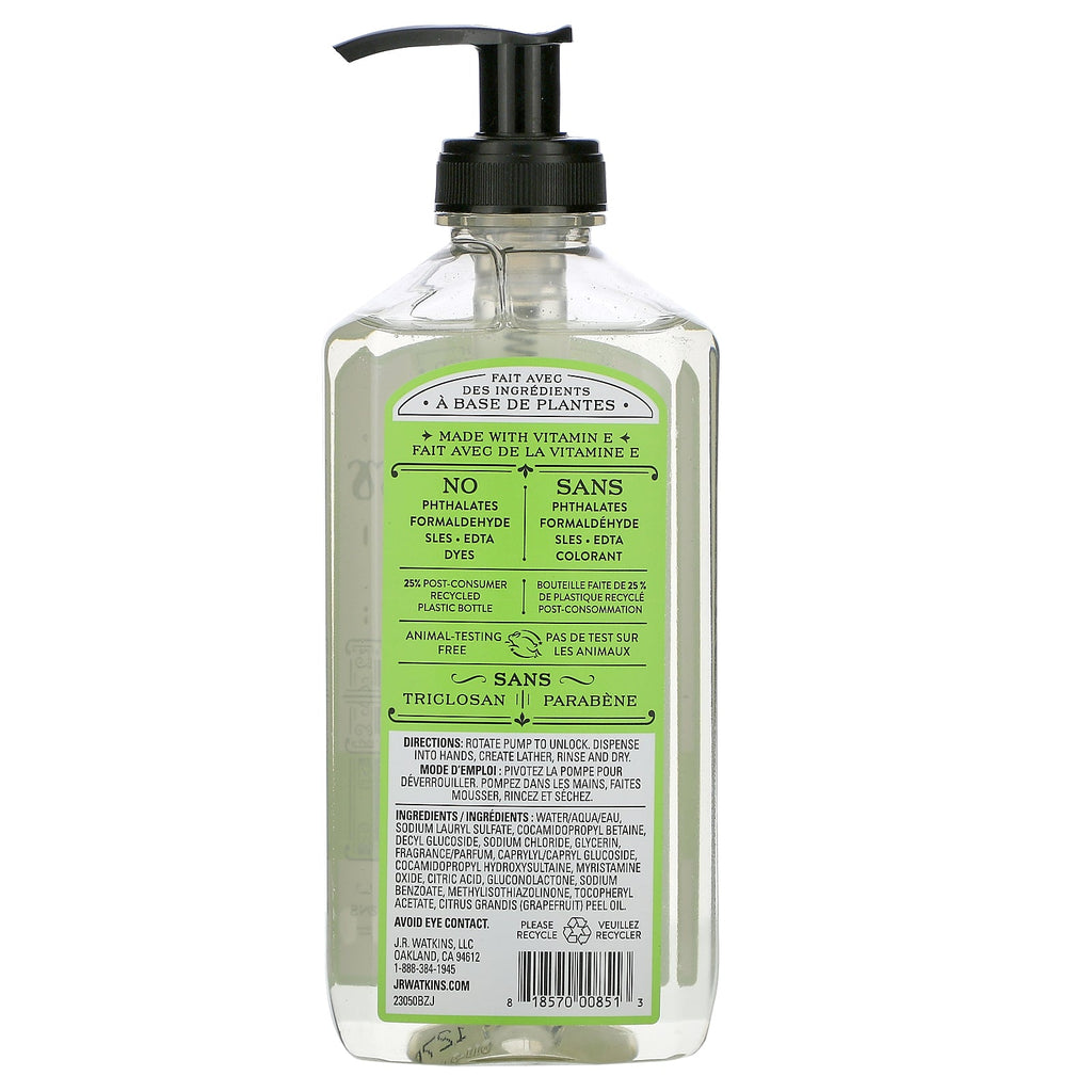 J R Watkins, Hand Soap, Aloe & Green Tea, 11 fl oz (325 ml)