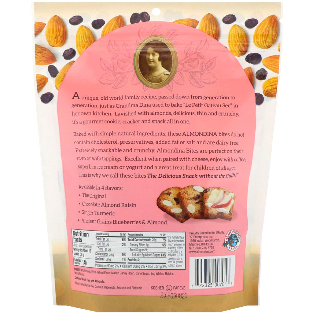 Almondina, Bocaditos de almendras, El original, 5 oz (142 g)